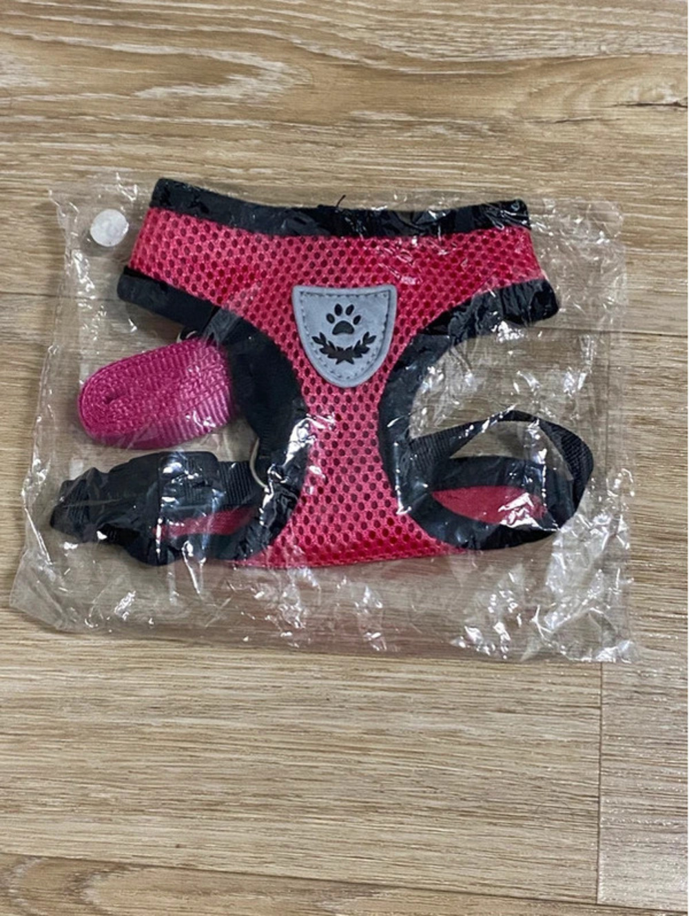 Dog Harness~Pink~ Goes Over the Chest Small (Runs like XS)